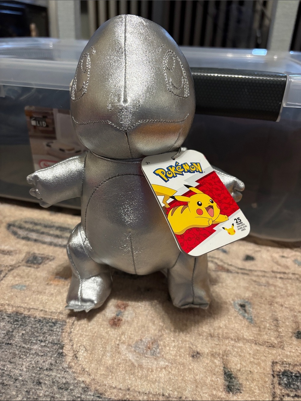 NWT collectible Silver Charmander Plush 25th anniversary - Official Collectible